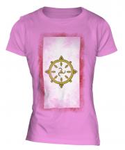 Sikkim Faded Flag Ladies T-Shirt