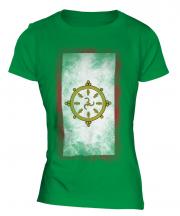 Sikkim Faded Flag Ladies T-Shirt