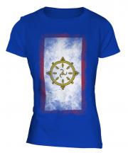 Sikkim Faded Flag Ladies T-Shirt