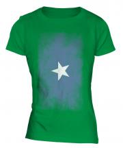 Somalia Faded Flag Ladies T-Shirt