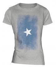 Somalia Faded Flag Ladies T-Shirt