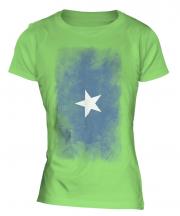 Somalia Faded Flag Ladies T-Shirt