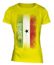 Somaliland Faded Flag Ladies T-Shirt