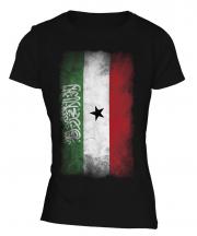 Somaliland Faded Flag Ladies T-Shirt