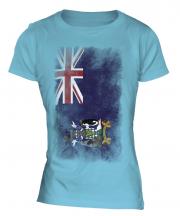 South Georgia Faded Flag Ladies T-Shirt