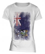 South Georgia Faded Flag Ladies T-Shirt