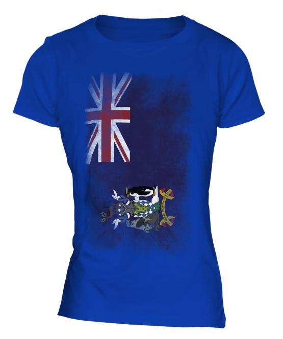South Georgia Faded Flag Ladies T-Shirt