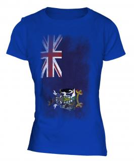 South Georgia Faded Flag Ladies T-Shirt