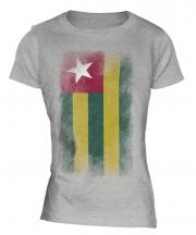 Togo Faded Flag Ladies T-Shirt
