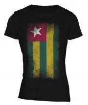 Togo Faded Flag Ladies T-Shirt