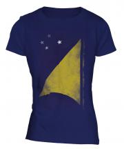 Tokelau Faded Flag Ladies T-Shirt
