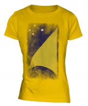 Tokelau Faded Flag Ladies T-Shirt