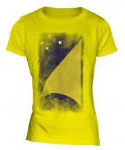Tokelau Faded Flag Ladies T-Shirt