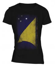 Tokelau Faded Flag Ladies T-Shirt