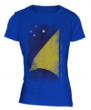 Tokelau Faded Flag Ladies T-Shirt