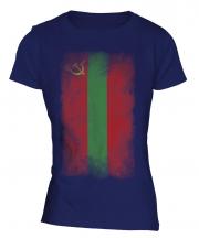 Transnistria Faded Flag Ladies T-Shirt