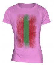 Transnistria Faded Flag Ladies T-Shirt