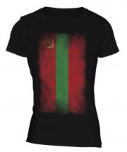 Transnistria Faded Flag Ladies T-Shirt
