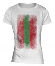 Transnistria Faded Flag Ladies T-Shirt