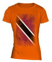 Trinidad And Tobago Faded Flag Ladies T-Shirt