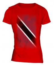 Trinidad And Tobago Faded Flag Ladies T-Shirt
