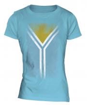 Tuva Faded Flag Ladies T-Shirt