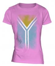 Tuva Faded Flag Ladies T-Shirt