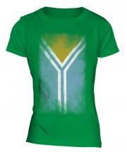Tuva Faded Flag Ladies T-Shirt