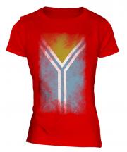 Tuva Faded Flag Ladies T-Shirt