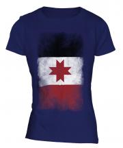 Udmurtia Faded Flag Ladies T-Shirt