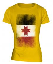 Udmurtia Faded Flag Ladies T-Shirt