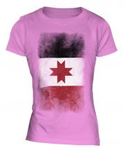 Udmurtia Faded Flag Ladies T-Shirt