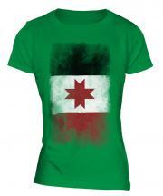 Udmurtia Faded Flag Ladies T-Shirt