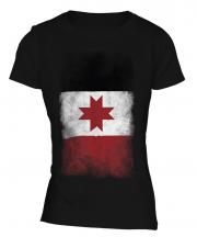 Udmurtia Faded Flag Ladies T-Shirt