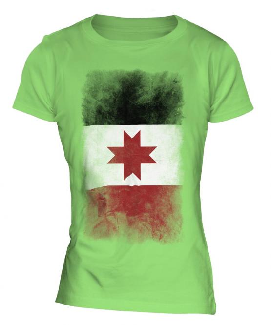 Udmurtia Faded Flag Ladies T-Shirt
