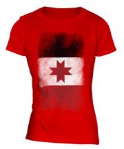 Udmurtia Faded Flag Ladies T-Shirt