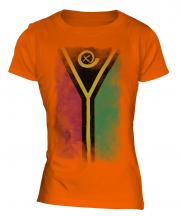 Vanuatu Faded Flag Ladies T-Shirt
