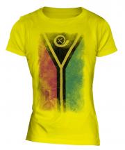 Vanuatu Faded Flag Ladies T-Shirt