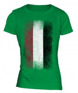 Yemen Faded Flag Ladies T-Shirt