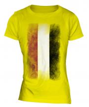 Yemen Faded Flag Ladies T-Shirt
