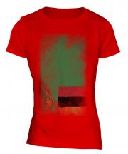 Zambia Faded Flag Ladies T-Shirt