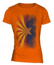 Arizona State Faded Flag Ladies T-Shirt