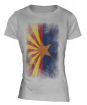 Arizona State Faded Flag Ladies T-Shirt