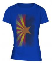 Arizona State Faded Flag Ladies T-Shirt