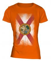 Florida State Faded Flag Ladies T-Shirt