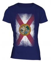Florida State Faded Flag Ladies T-Shirt