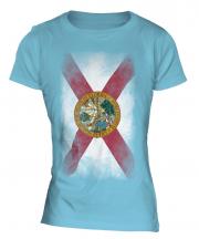 Florida State Faded Flag Ladies T-Shirt
