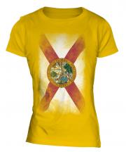 Florida State Faded Flag Ladies T-Shirt