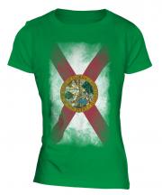 Florida State Faded Flag Ladies T-Shirt