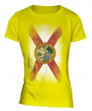Florida State Faded Flag Ladies T-Shirt